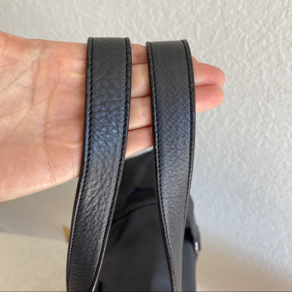 Prada Grayish Black Leather Tote Bag - Picture 7 of 15